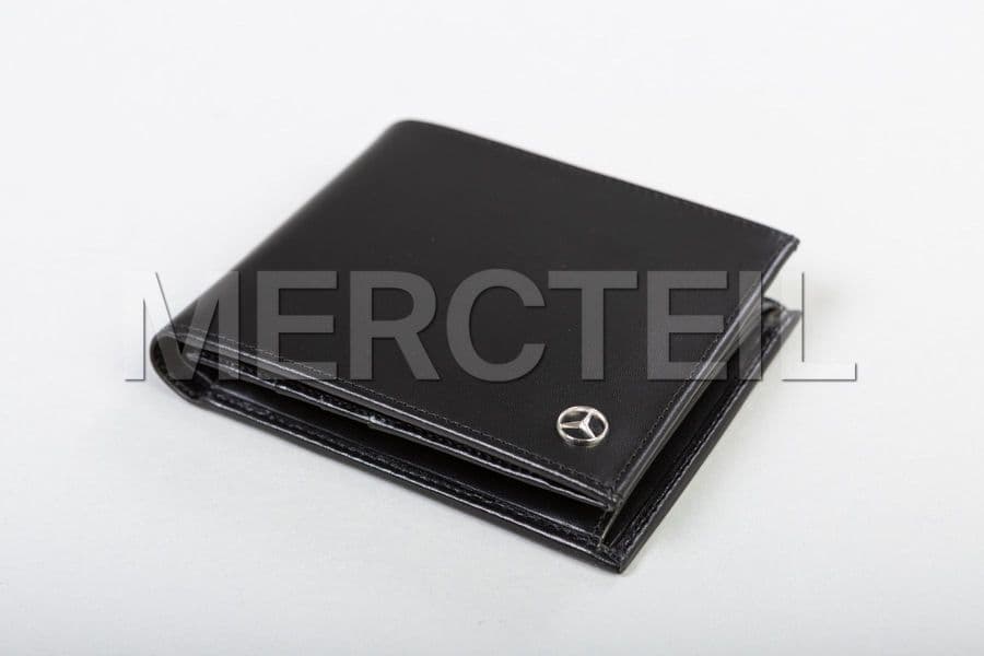 Mercedes-Benz Credit Card Leather Wallet, (Black, B66953959