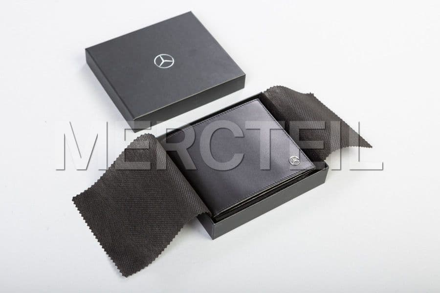 Swolit Merchandise Black Genuine Leather Mercedes Amg Wallet