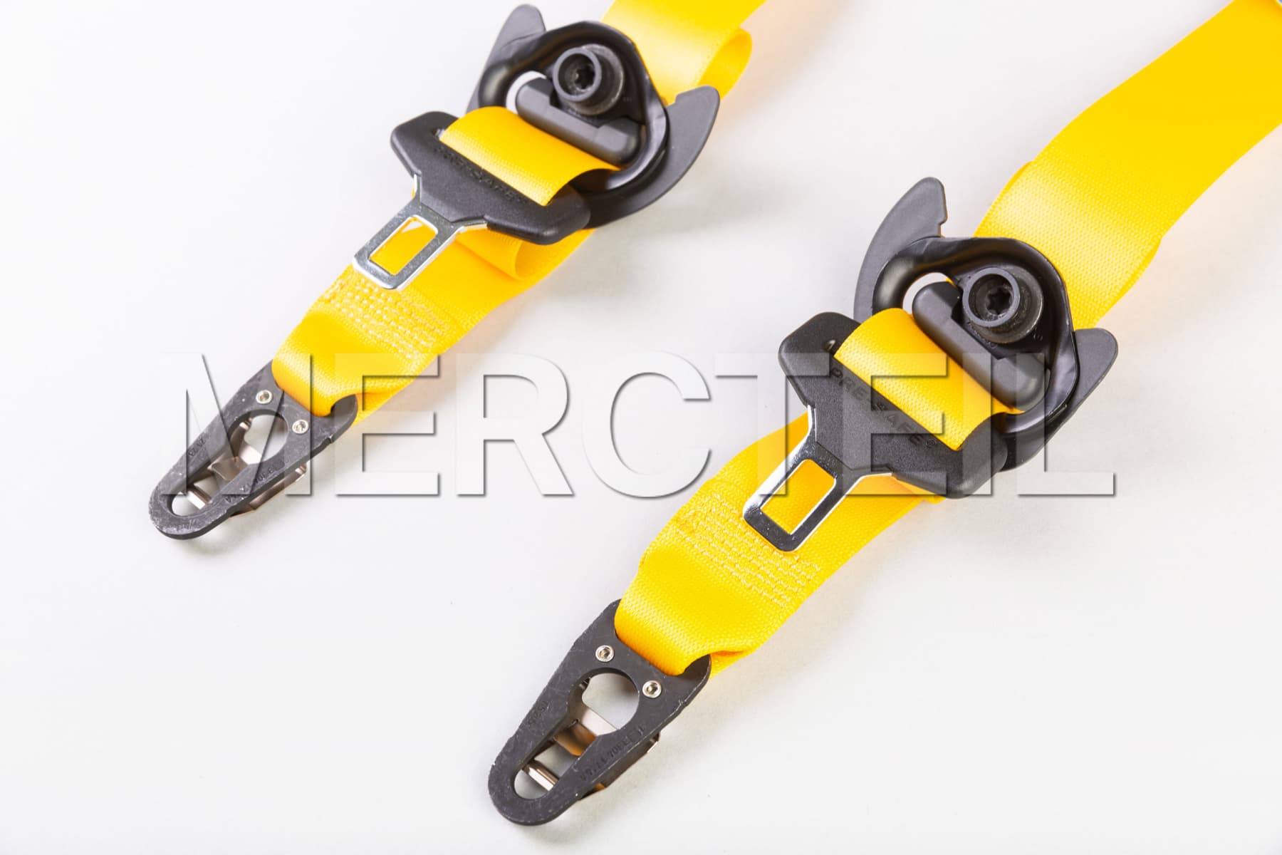 Mercedes AMG GT 4 Yellow Seat Belts Genuine Mercedes AMG (part number: 	
A21386033851C87)