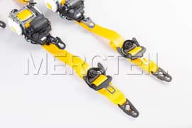 Mercedes AMG GT 4 Yellow Seat Belts Genuine Mercedes AMG (part number: 	
A21386033851C87)