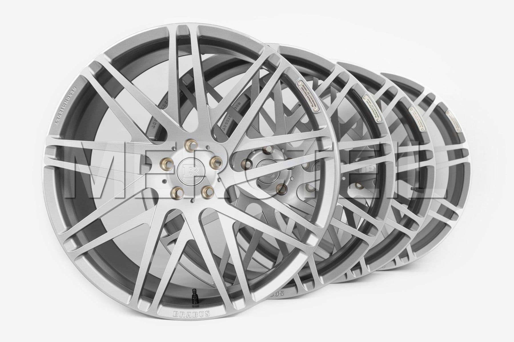 BRABUS Monoblock F Platinum Edition Wheels 23 Inch Genuine Mercedes Benz (part number: F13-103-25, 13 103 25)