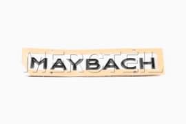Maybach-Logo in Schwarzchrom-Schriftzug der Night Series Original Mercedes-Maybach (Teilenummer: A2238176700)