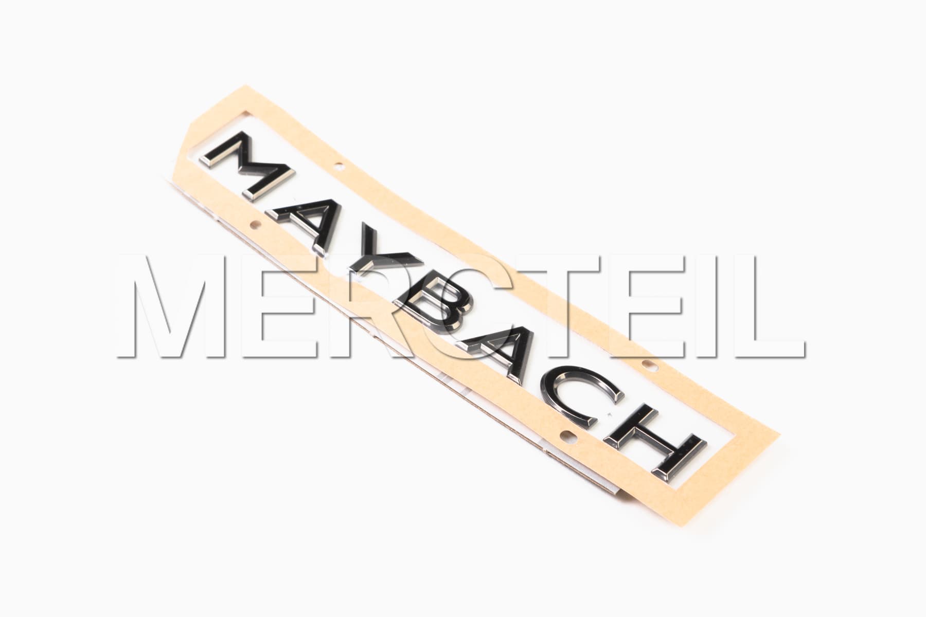 Maybach-Logo in Schwarzchrom-Schriftzug der Night Series Original Mercedes-Maybach (Teilenummer: A2238176700)