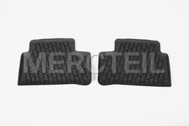 Rear Rubber Mats Set for Footwell A-Class W/V177, CLA-Class C118/X118 Genuine Mercedes-Benz (Part number: A17768038049051)