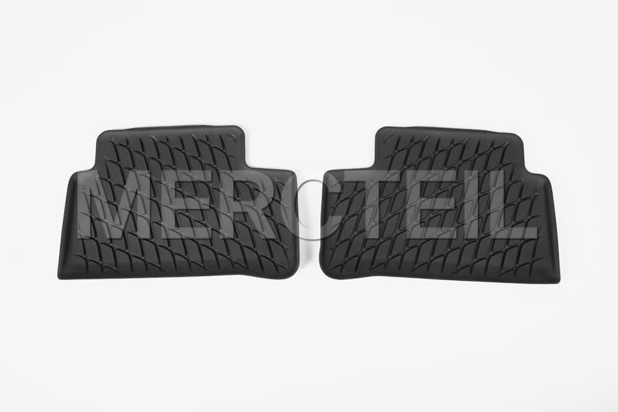 Rear Rubber Mats Set for Footwell A Class W/V177, CLA Class C118/X118 Genuine Mercedes Benz preview 0