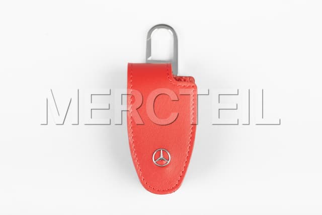 Red Leather Key Wallet 5th Generation Genuine Mercedes Benz preview