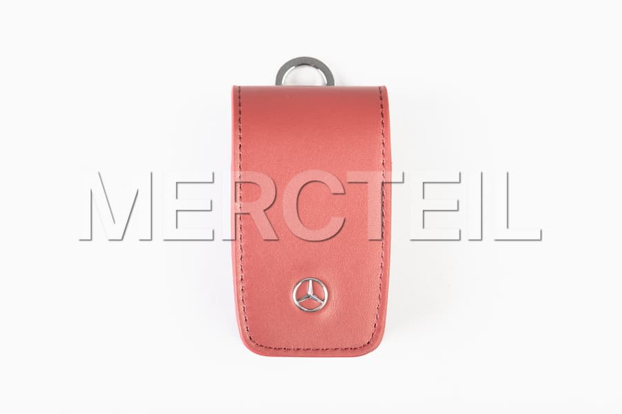 Red Leather Key Wallet 8th Generation Genuine Mercedes Benz preview 0