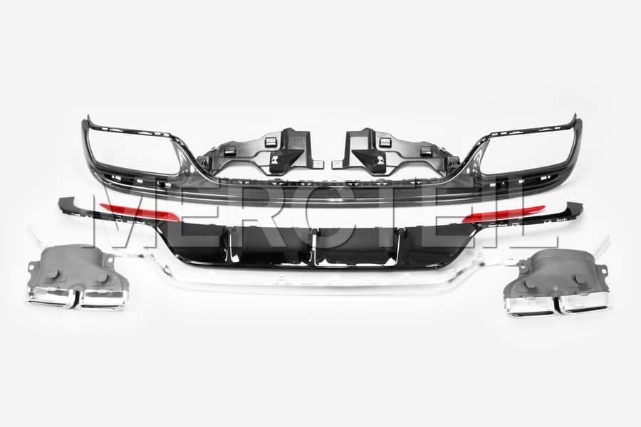 S63 AMG Diffusor Carbon Nachrüstungssatz C217 / A217 Original Mercedes-AMG preview 0
