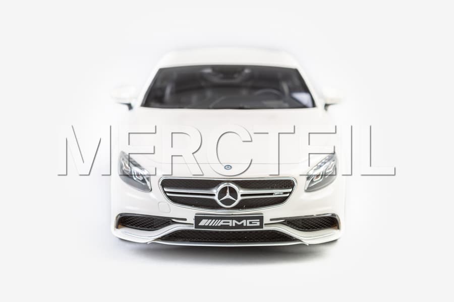 S63 AMG Coupe 1:18 Model Car White C217 Genuine Mercedes Benz Collection preview 0