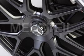 S63 AMG Forged Wheels Black Matte 20 Inch Genuine Mercedes Benz (part number: 	
A22240143007X71)