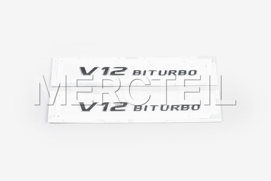 S65 AMG V12 BiTurbo Decal Genuine Mercedes AMG A2228175300 preview 0