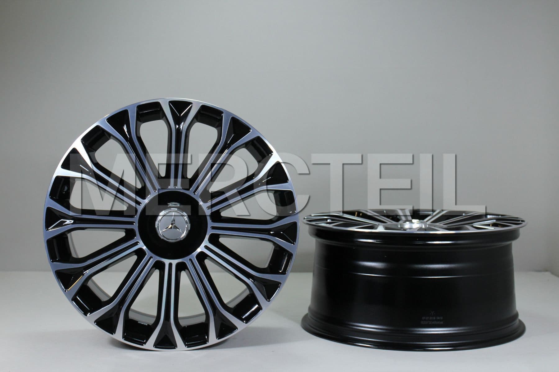 S Class 12 Spoke Alloy Wheels 20 Inch W222 Genuine Mercedes Benz (part number: A22240159007X23)