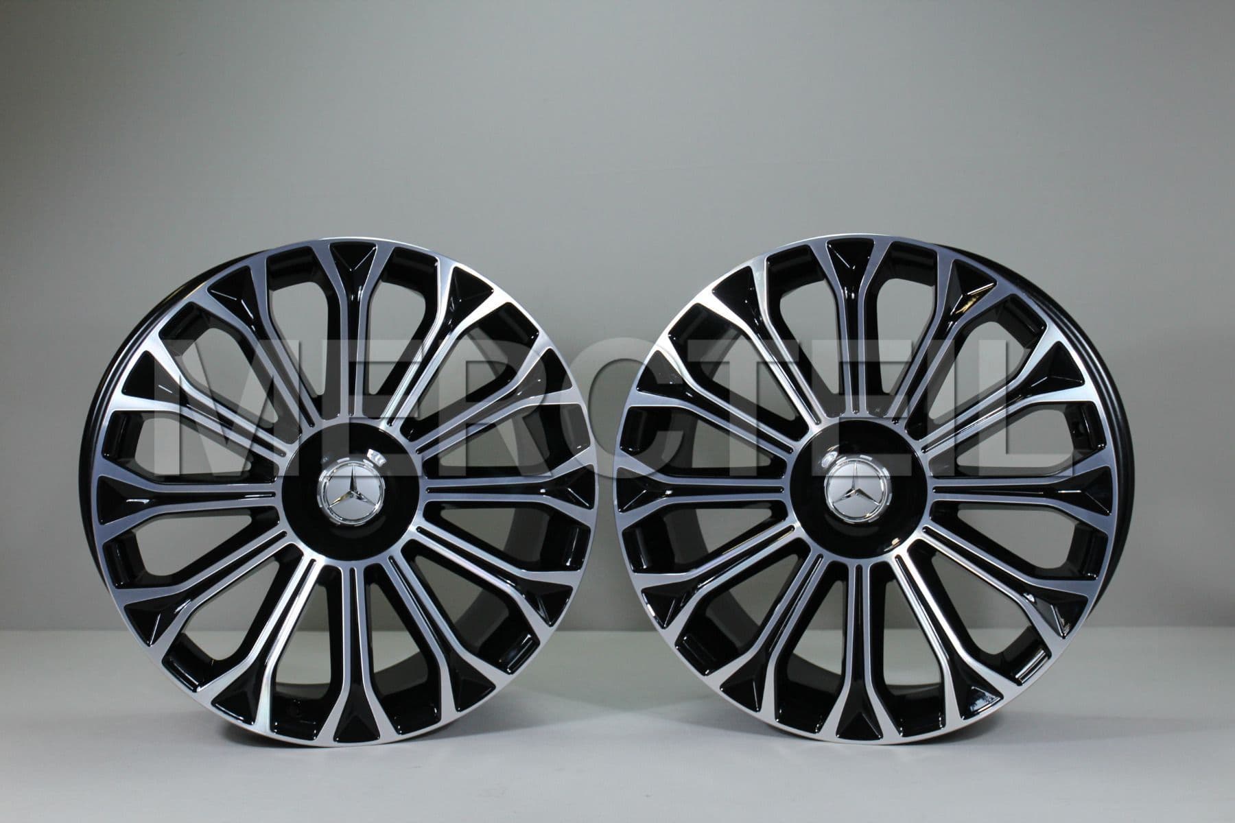 S Class 12 Spoke Alloy Wheels 20 Inch W222 Genuine Mercedes Benz (part number: A22240158007X23)