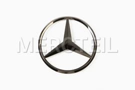 S-Klasse Black Star Kofferraumabzeichen Night Series 223 Original Mercedes-Maybach (Teilenummer: A2238176800)