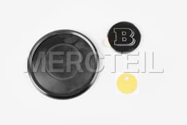 S Class Coupe Double B Emblem on Trunk Lid Genuine BRABUS (part number: 217-000-41)
