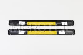 S-Class Front Exchangeable AMG Black Yellow Covers Set For Illuminated Door Sills W223/V223 Genuine Mercedes-AMG A2236804507