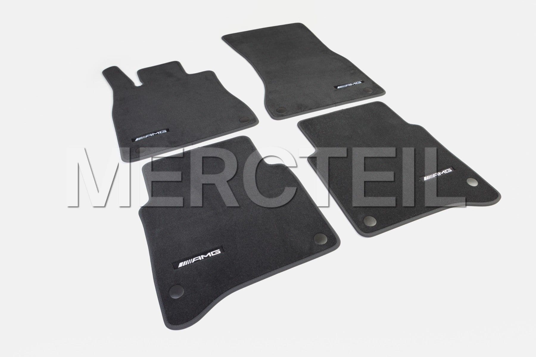 S Class AMG Floor Mats Black Genuine Mercedes Benz (part number: 	
A22368036049J74)