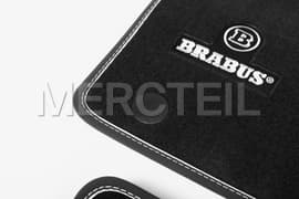 S-Class Long BRABUS Velour Floor Mats Black V223 Genuine BRABUS (Part number: 223-871-00N)