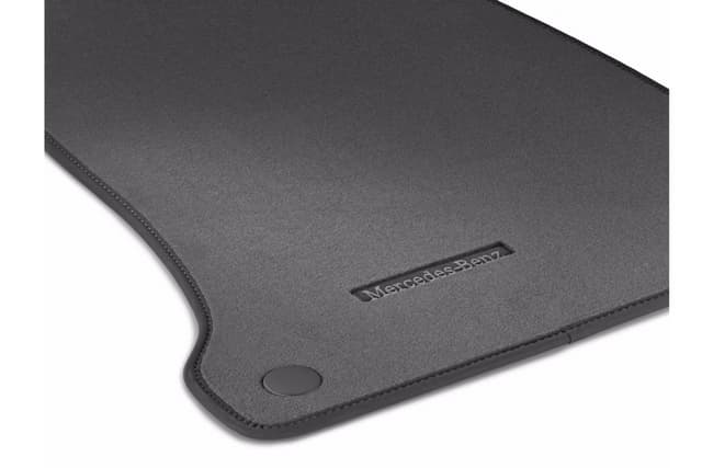 S Class Long Velour Floor Mats Magma Grey