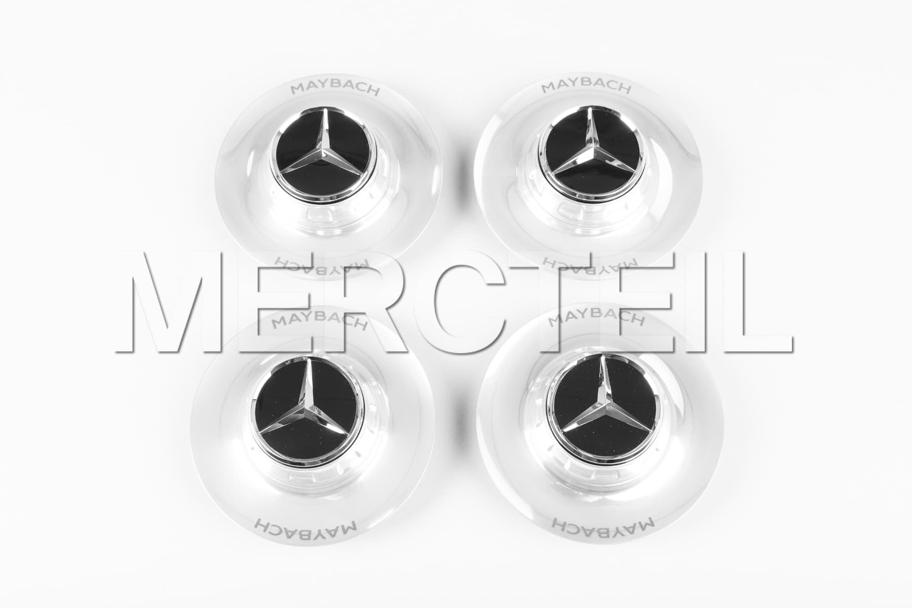 S Klasse Maybach Alufelgen Radnabenabdeckung W223 Original Mercedes Benz (Teilenummer: A22340006007X15)