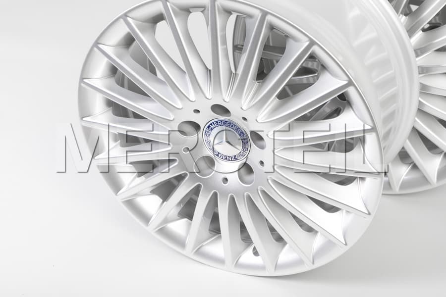 S Class Multispoke Silver Vanadium Wheel Set R19 AC217 WV222