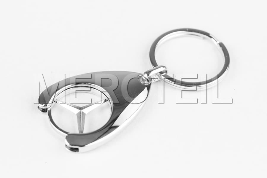 3x Original Mercedes-Benz Schlüsselanhänger Einkaufs Chip Stern