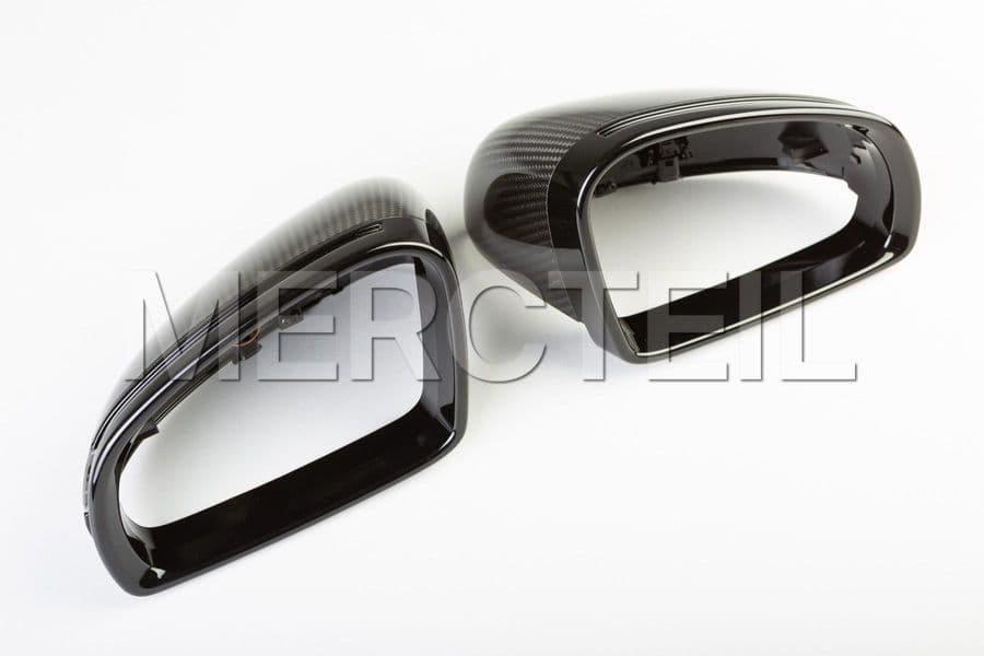 AMG GT SLS AMG SL-Class Side Mirror Covers Carbon Fiber Genuine