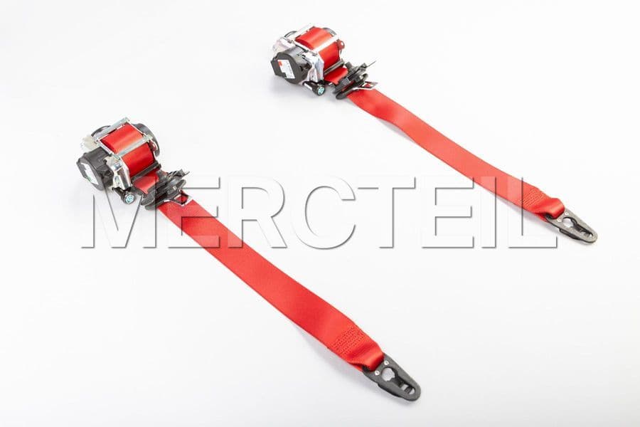 SLClass AMG Red Seat Belts Conversion Kit 231 Genuine MercedesAMG