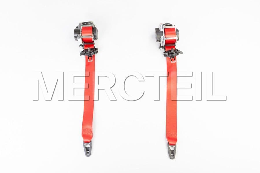 SL Class AMG Red Seat Belts Kit R231 Genuine Mercedes AMG preview 0