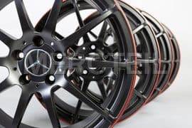 SLS AMG Forged Wheels Black & Red C197 Genuine Mercedes-Benz (Part Number A19740111027X36)