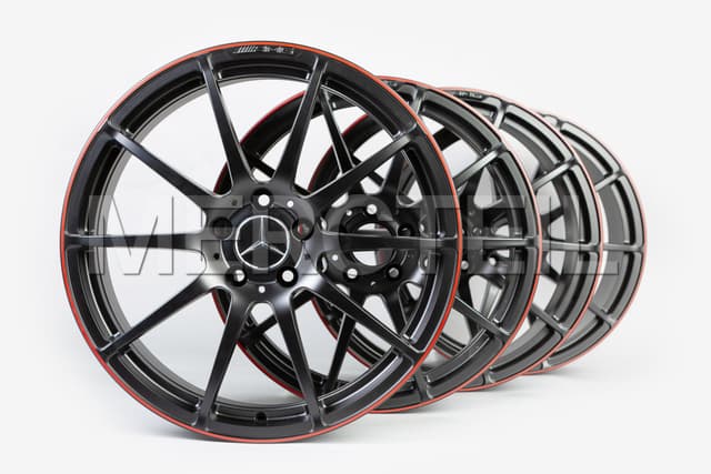 SLS AMG Forged Wheels Black & Red C197 Genuine Mercedes Benz preview
