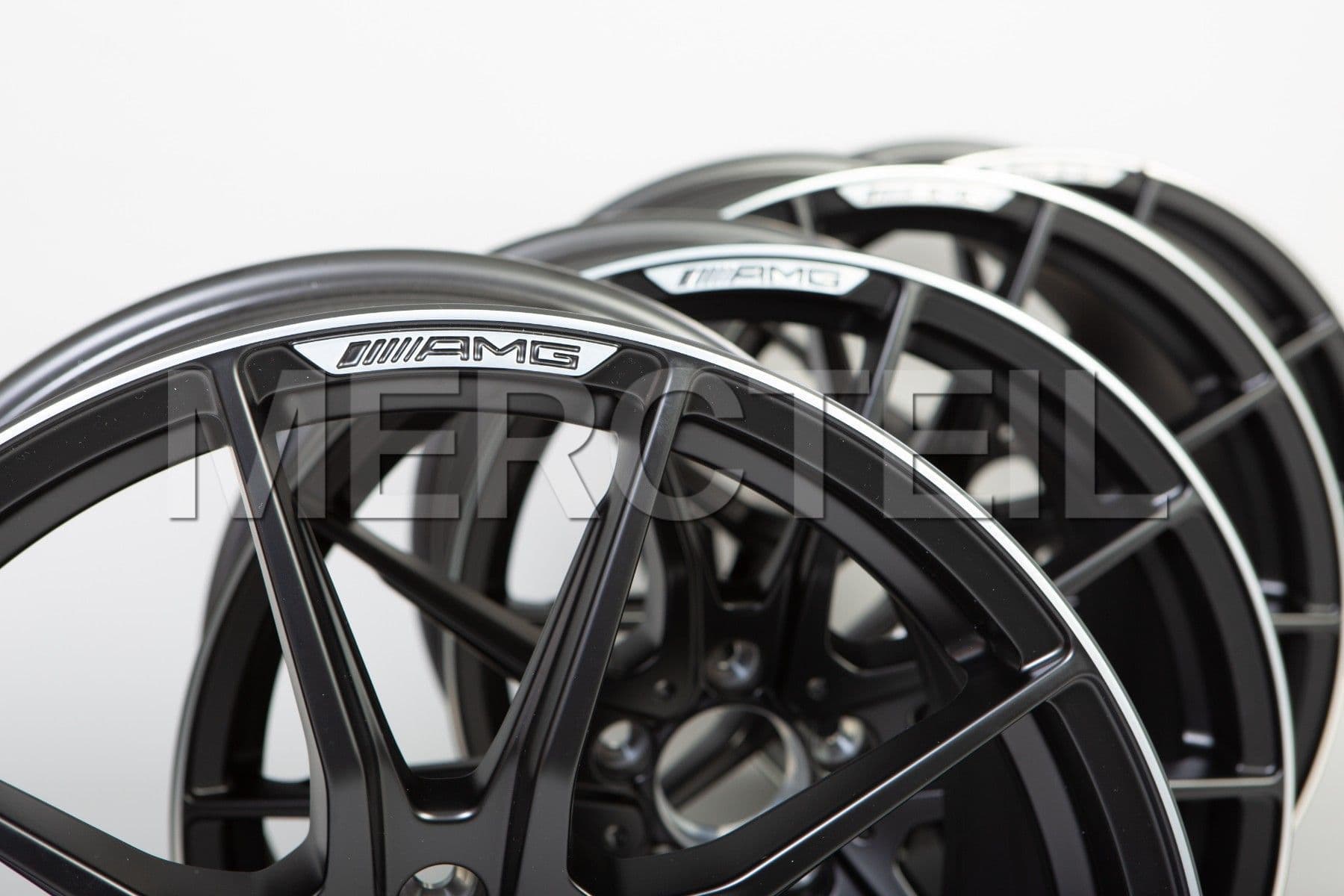 SLS AMG Forged Wheels Black Matte C197 Genuine Mercedes Benz (part number: A19740100007X71)
