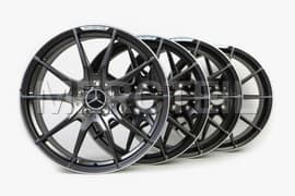 SLS AMG Forged Wheels Black Matte C197 Genuine Mercedes Benz (part number: A19740101007X71)