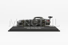 SLS AMG GT3 45th Anniversary 2016 Model Car Gray 1:43 Scale C197 Genuine Mercedes AMG by Minichamps (Part number: B66960555)