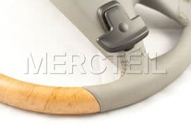 Steering Wheel Birch Wood-Leather for ML-Class & GL-Class (part number: 	
A16446072037F05)