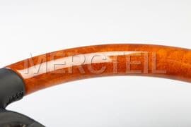 Steering Wheel With Burred Walnut Trims for S-Class & CL-Class (part number: A22146098039E38)