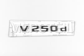 V250d Model Lettering Logo Decal W447 Genuine Mercedes-Benz A4478175400