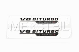 AMG GT V8 BiTurbo Decals Colored in Black C192 Genuine Mercedes-AMG A2328175600