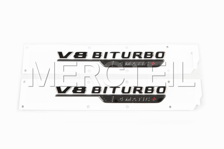 V8 AMG BiTurbo Black Decals AMG GT C192 Genuine Mercedes AMG preview 0