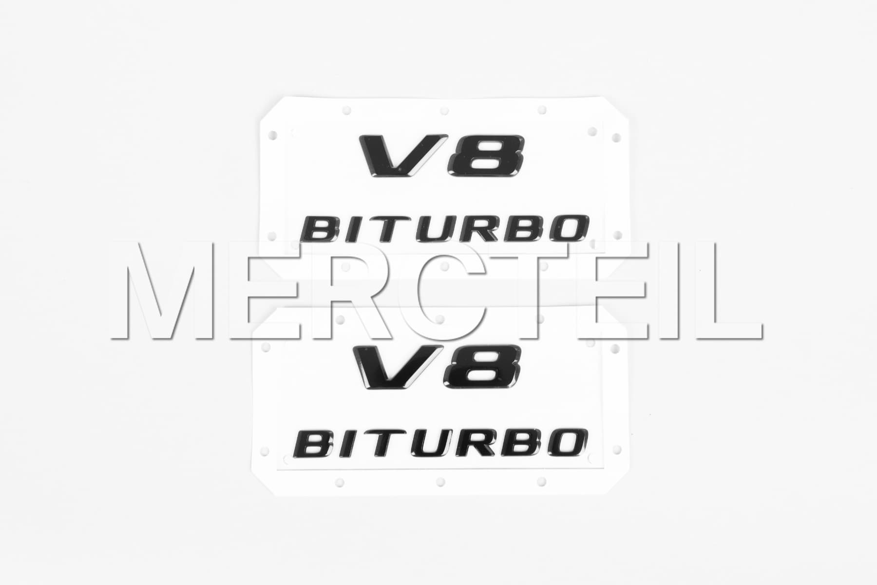 V8 Biturbo AMG Aufkleber Original Mercedes AMG (Teilenummer: A4638175000)