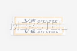 V8 BiTurbo Sticker Genuine Mercedes AMG (part number: A2228171615)