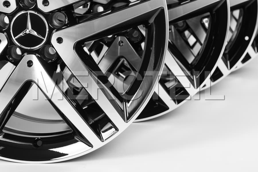 VClass 5 DoubleSpoke LightAlloy Rims R19 447 Genuine MercedesBenz