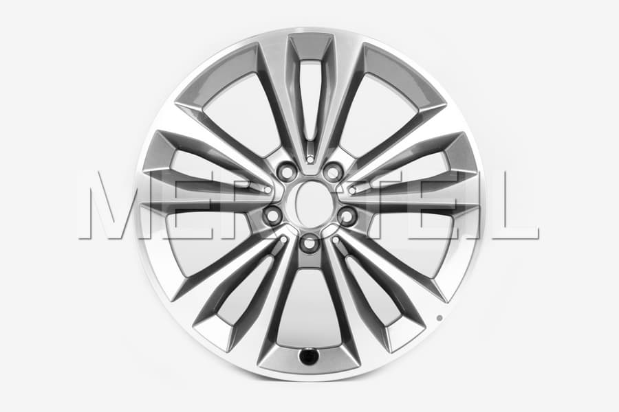 V Class 5 Twin Spoke Wheels Tremolite Gray R18 W447 Genuine Mercedes Benz preview 0