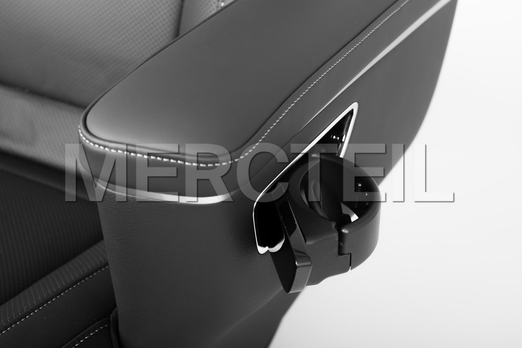 V Class Facelift Black Luxury Leather Rear Seats Set W447 Genuine Mercedes-Benz A44894008019E38, A44894009019E38