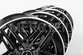 V-Class Facelift II AMG 5 Quadruple Spoke Light Alloy Wheels Black W447 Genuine Mercedes-AMG A44740180007X72