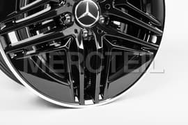 V-Class Facelift II AMG 5 Quadruple Spoke Light Alloy Wheels Black W447 Genuine Mercedes-AMG A44740180007X72