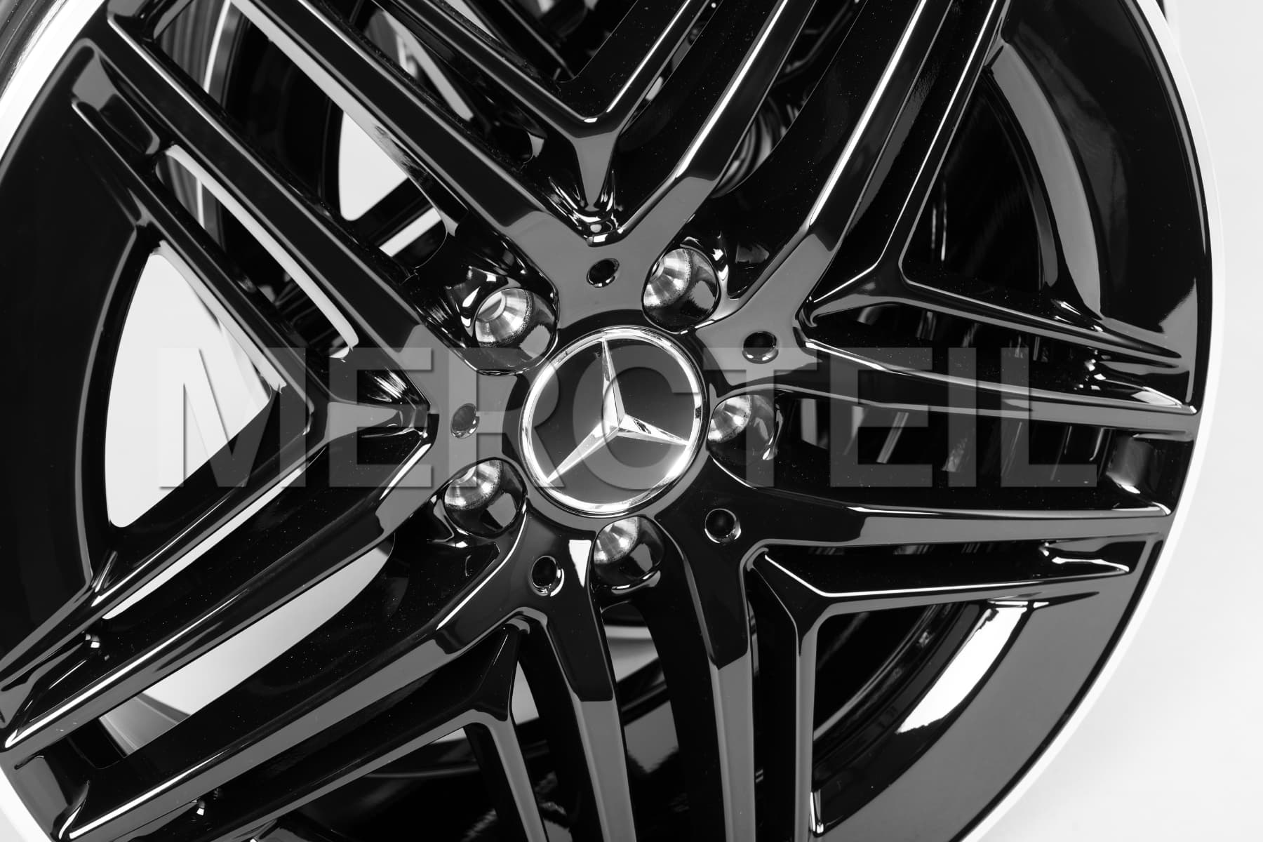 V-Class Facelift II AMG 5 Quadruple Spoke Light Alloy Wheels Black W447 Genuine Mercedes-AMG A44740180007X72