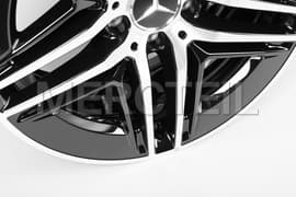 V-Class Facelift II AMG 5 Quadruple Spoke Light Glossy Finish with Black Alloy Wheels W447 Genuine Mercedes-AMG A44740180007X23