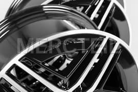V-Class Facelift II AMG 5 Quadruple Spoke Light Glossy Finish with Black Alloy Wheels W447 Genuine Mercedes-AMG A44740180007X23