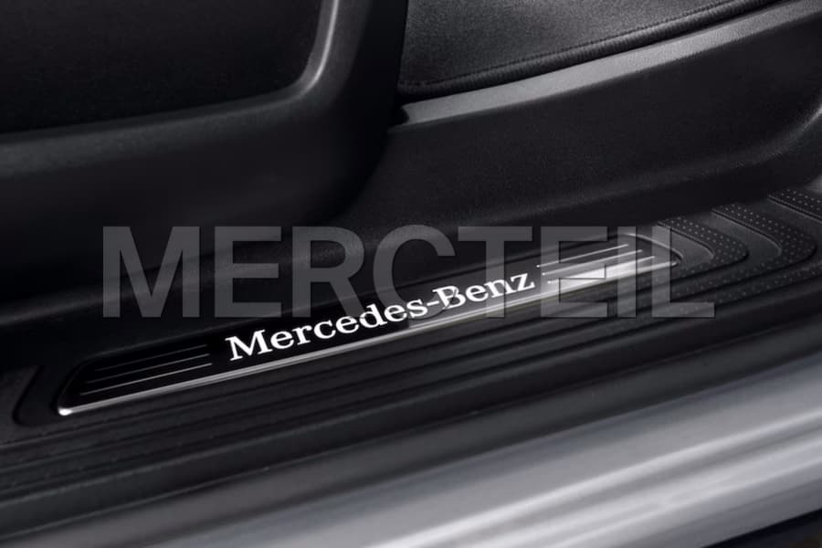 V Klasse Schiebetür Einstiegsleisten Beleuchtetes Panel Set W447 Original Mercedes Benz preview 0